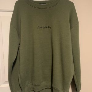 PLT olive sweatshirt